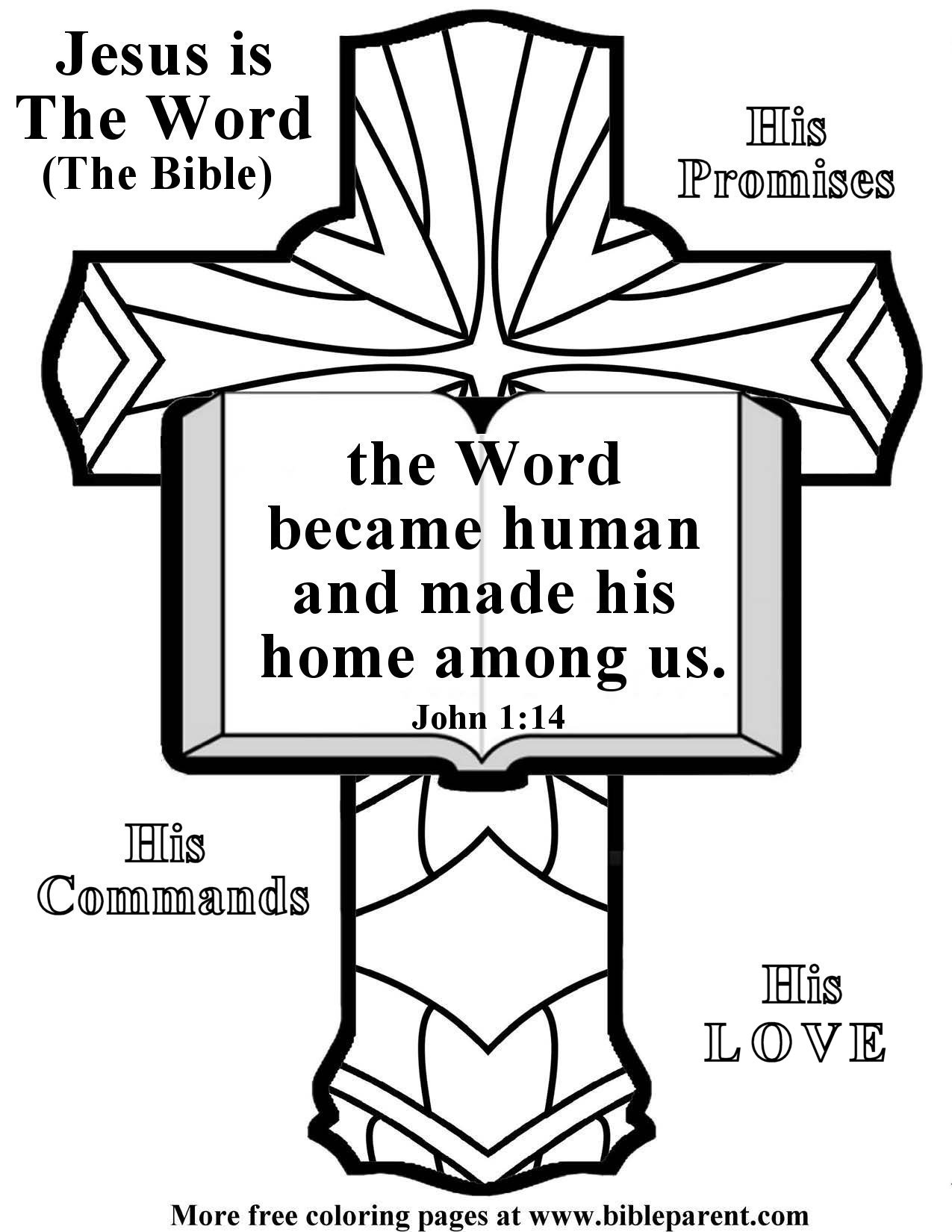 Free bible coloring pages about salvation