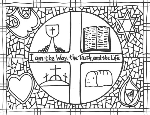 John coloring page â stushie art