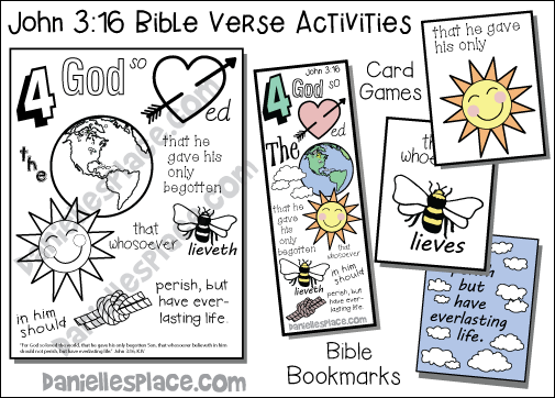 John bible verse activities â kjv