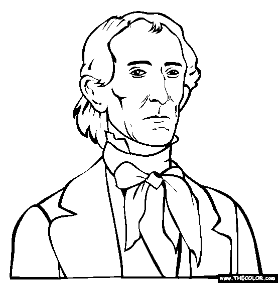 Presidents online coloring pages