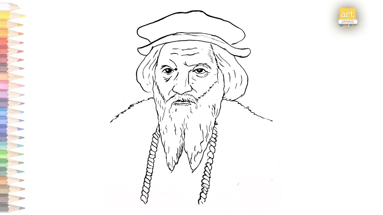 John cabot drawing easy how to draw john cabot step by step