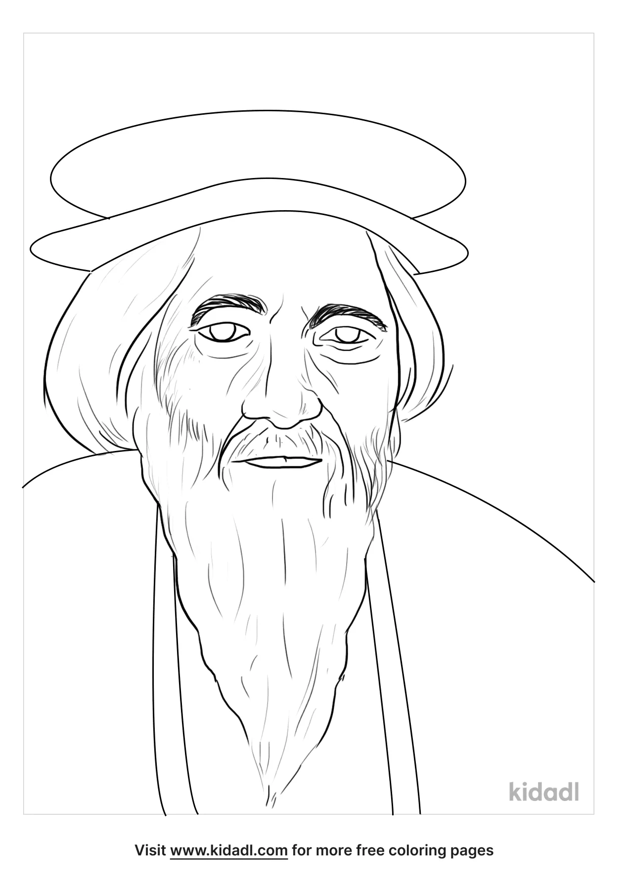 Free john cabot coloring page coloring page printables