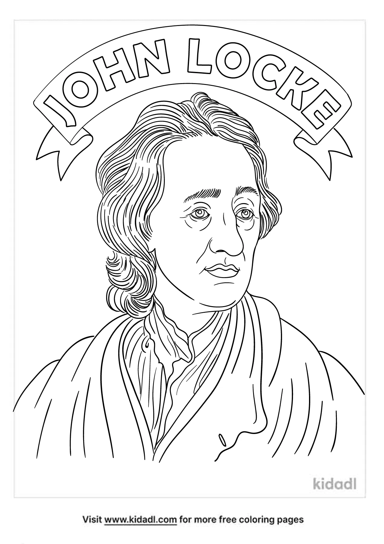 Free john locke coloring page coloring page printables