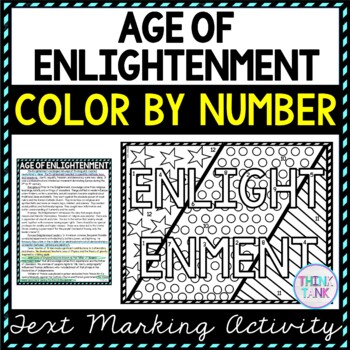 Age of enlightenment color by number reading passage