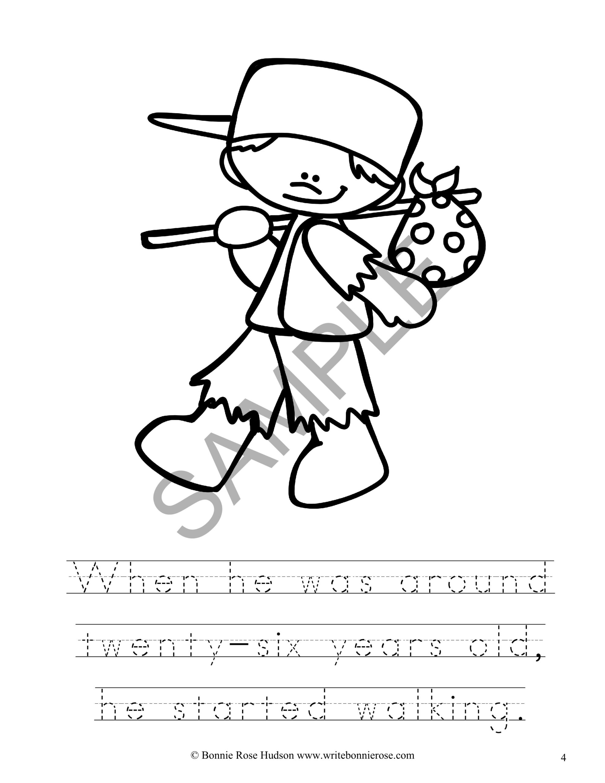 Johnny appleseed and the fruits of the spirit coloring book