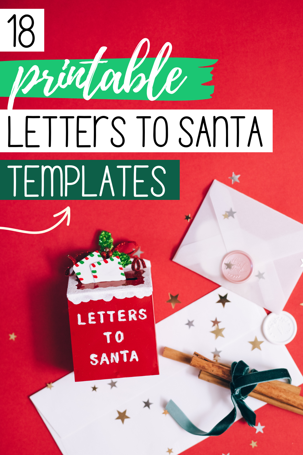 Free letter to santa template printables for christmas