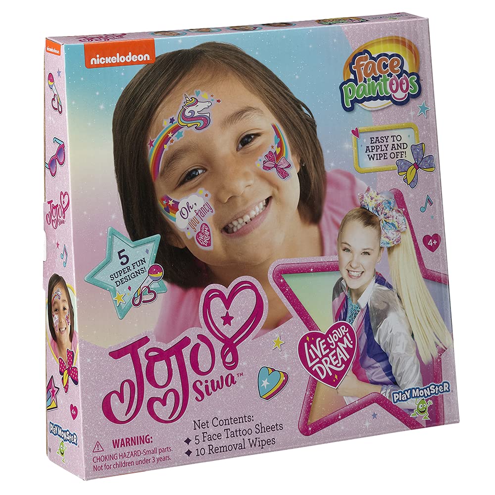 Playmonster face paintoos â jojo siwa â face design for a face paint alternative â for kids ages everything else