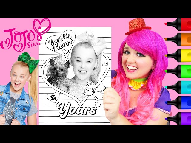 How to color jojo siwa bowbow arkers