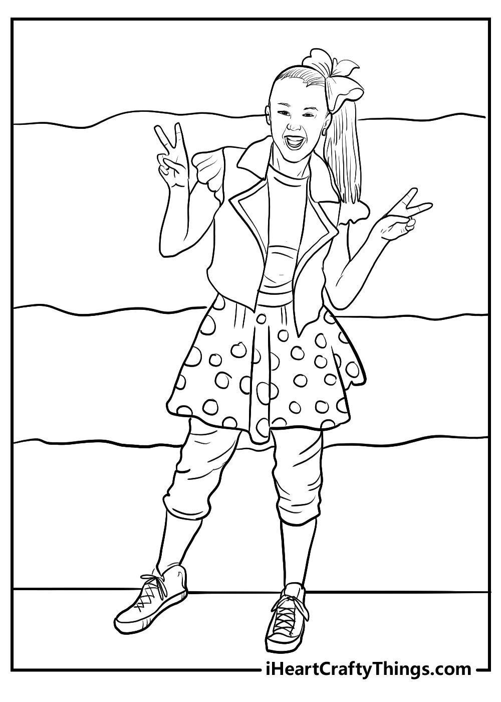 Printable jojo siwa coloring pages updated