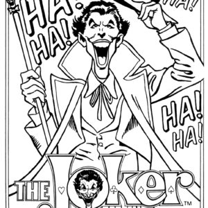 Joker coloring pages printable for free download