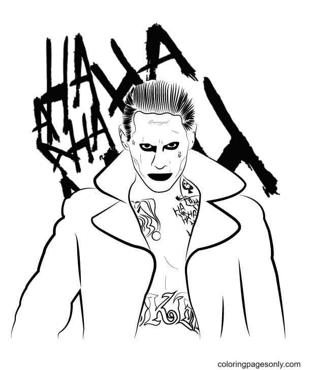 Joker coloring pages printable for free download