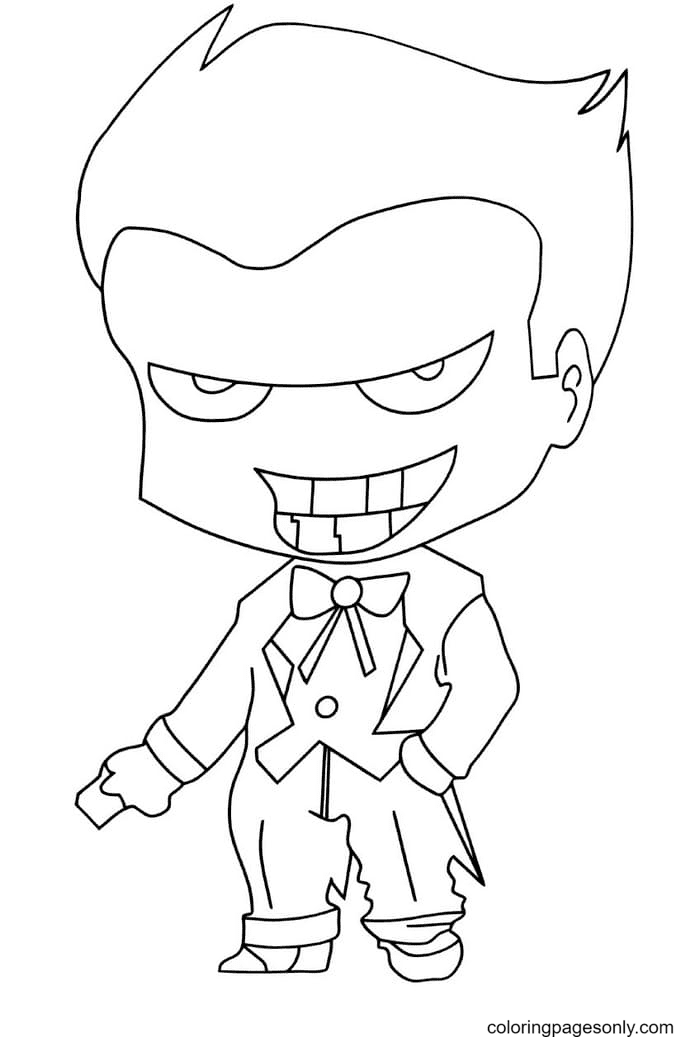 Joker coloring pages