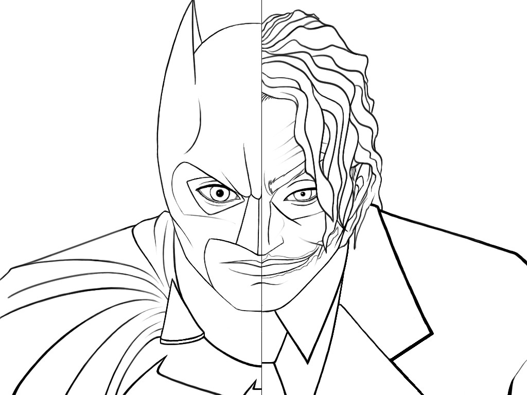 Joker coloring pages