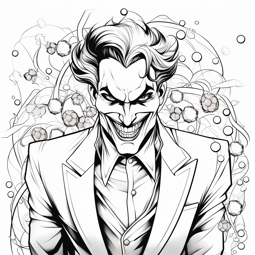 Joker coloring pages