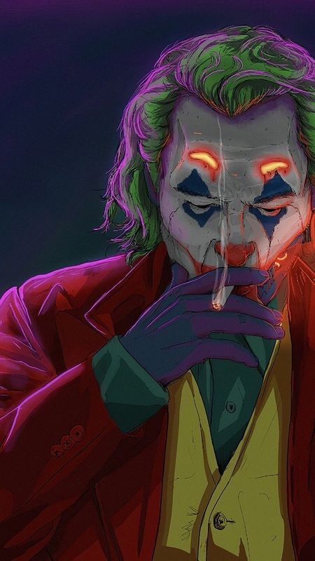 Joker smoking