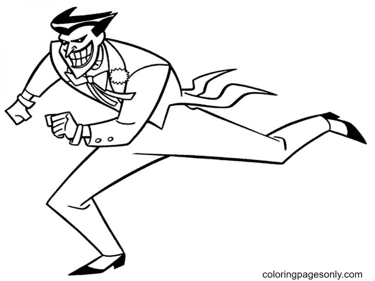 Joker coloring pages