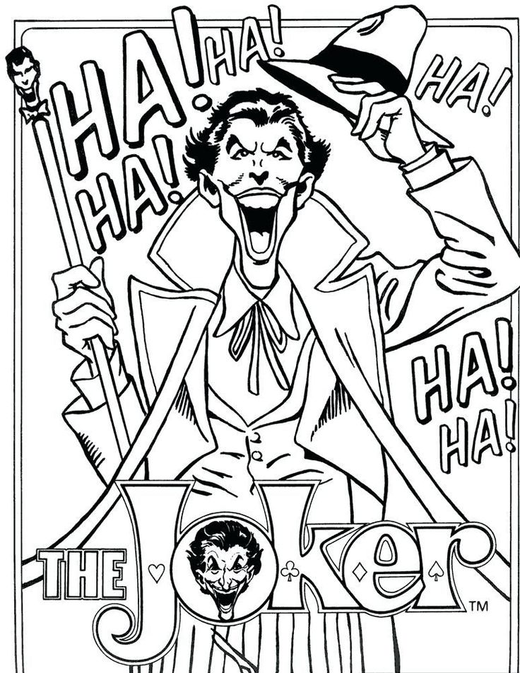 Joker coloring pages colored joker drawings batman coloring pages superhero coloring