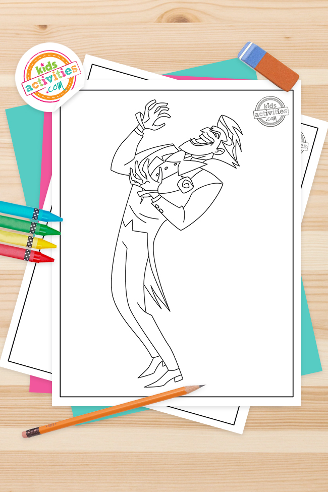 Best free joker coloring pages kids activities blog