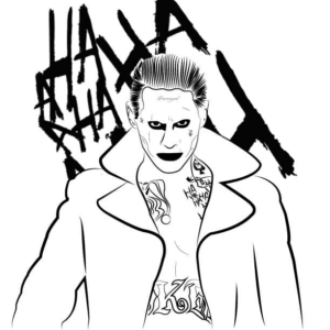 Joker coloring pages printable for free download