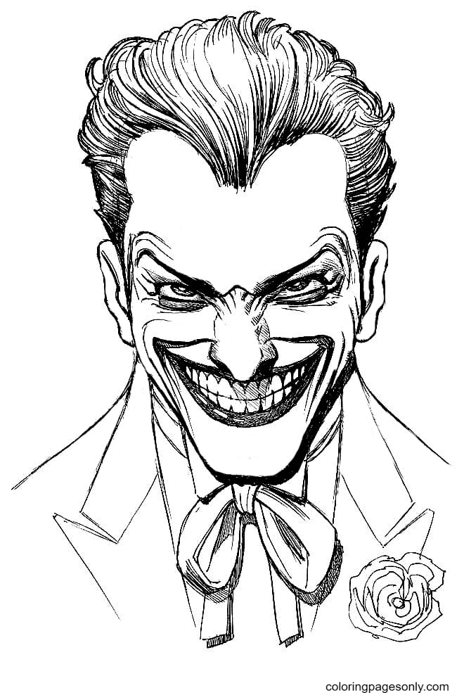 Joker coloring pages printable for free download