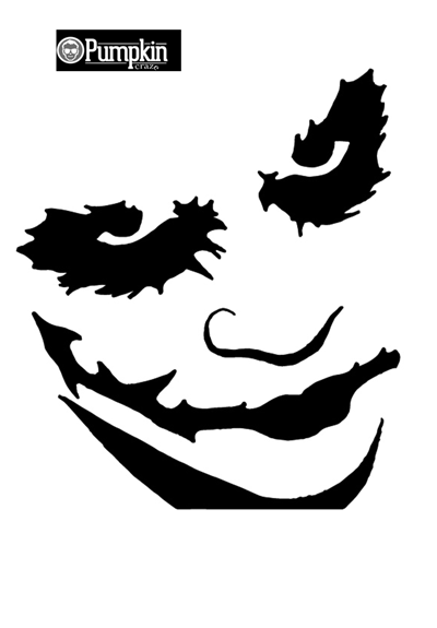 Easy joker stencils