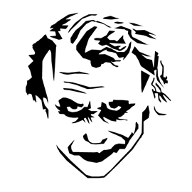 Joker stencil free stencil gallery