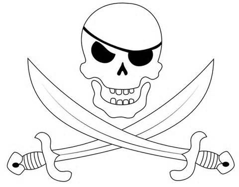 Free pirate stencils stencils printables templates pirate clip art stencils