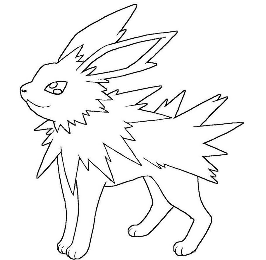 Jolteon coloring book pokemon coloring pages coloring pages pokemon coloring sheets