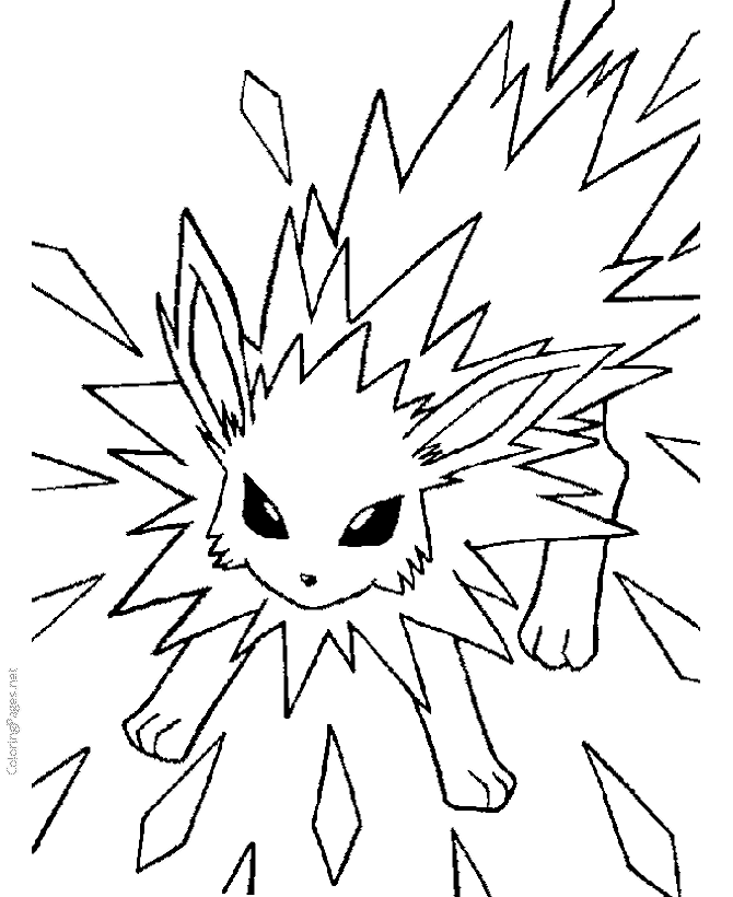 Pokemon coloring pages for kids