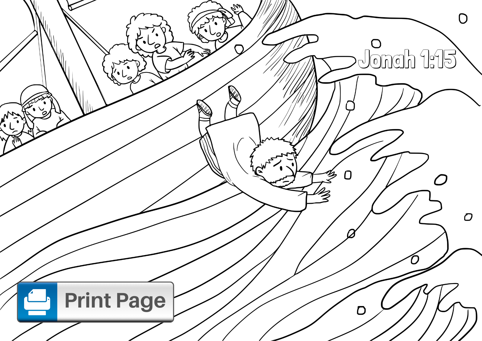 Free printable jonah and the whale coloring pages â connectus