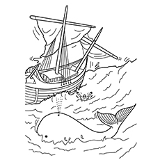 Best free printable jonah and the whale coloring pages