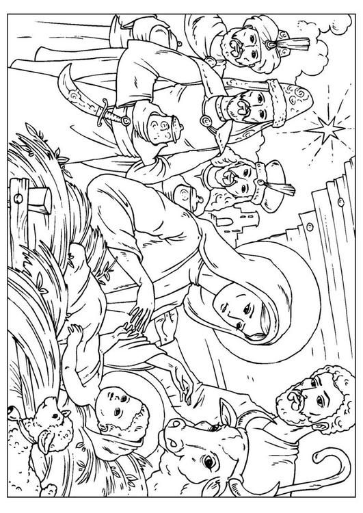 Coloring page christ is born in nativity coloring pages coloring pages nativity coloring