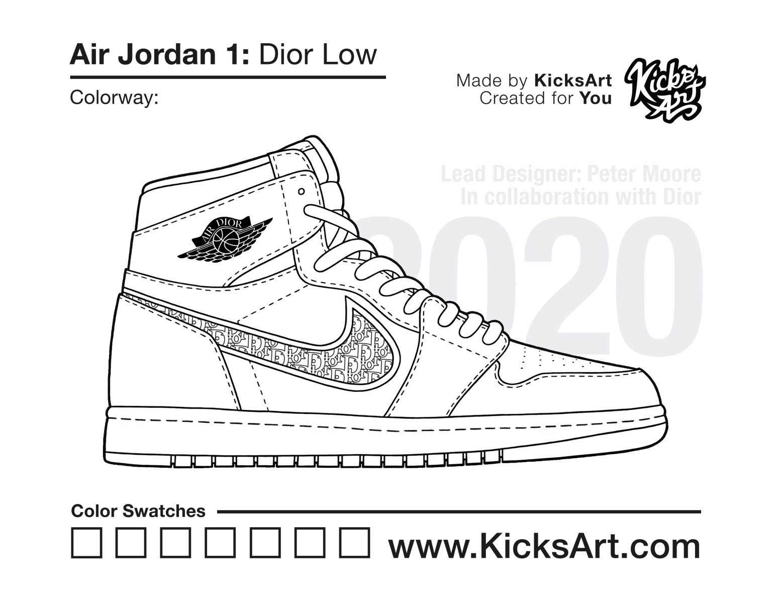 Air jordan coloring pages sneaker coloring pages created by