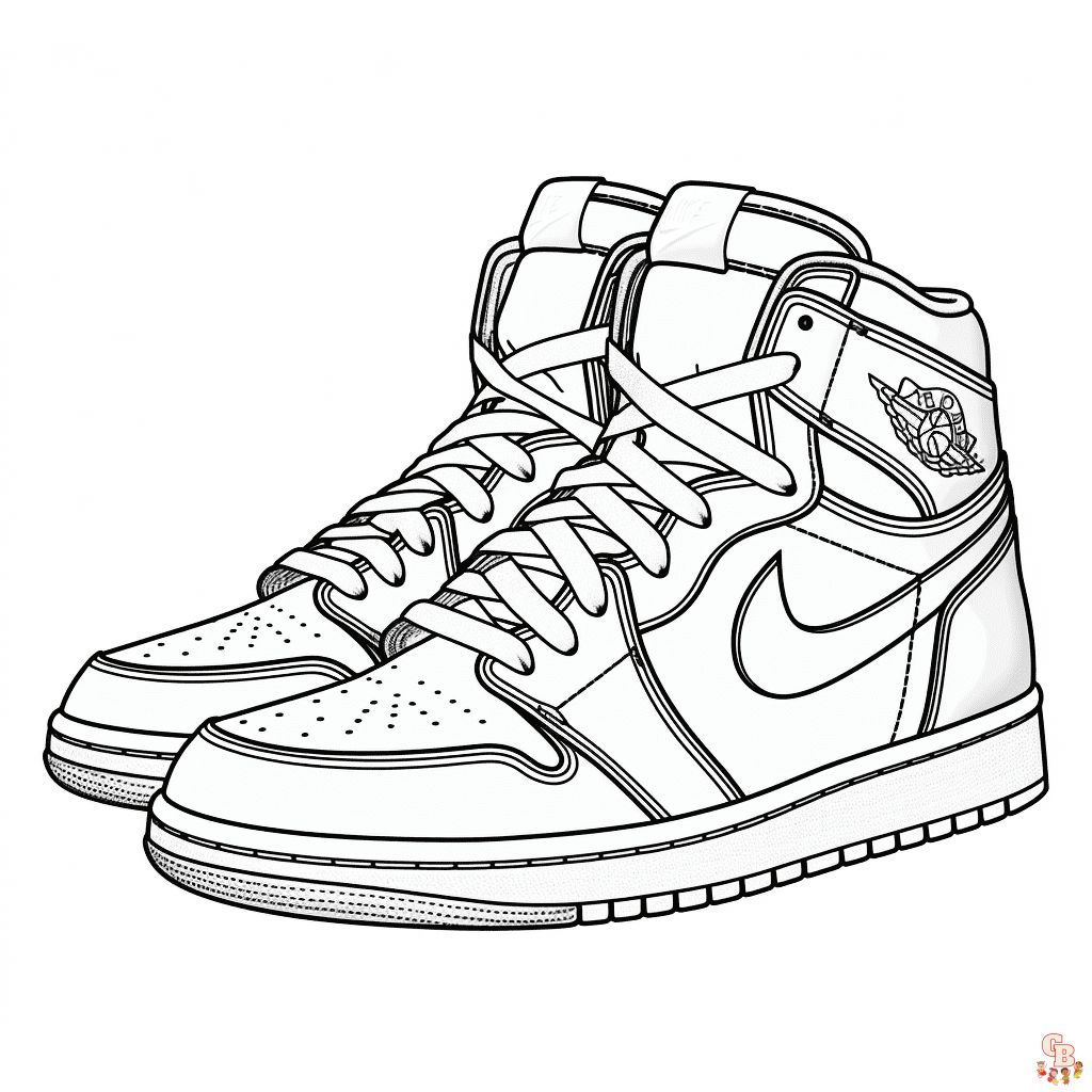 Printable jordan coloring pages free for kids and adults