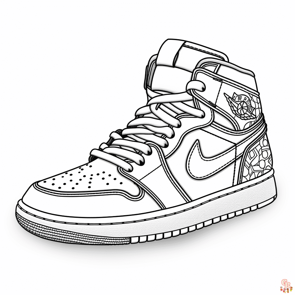 Printable jordan coloring pages free for kids and adults