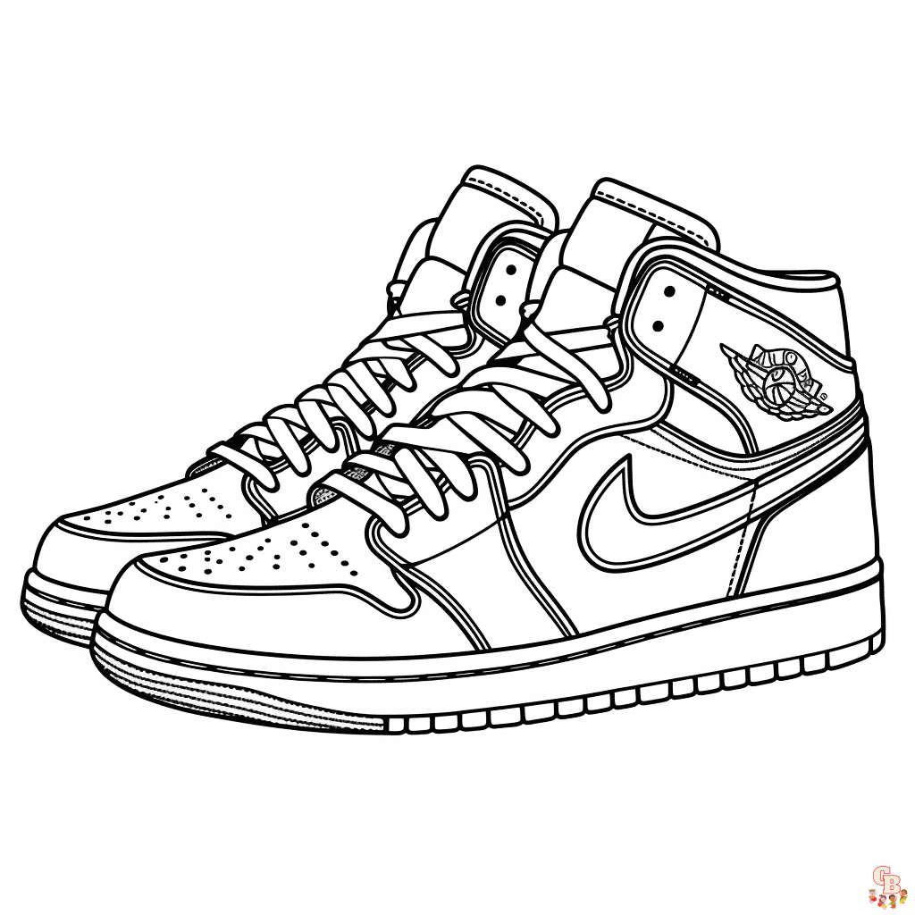 Printable jordan coloring pages free for kids and adults