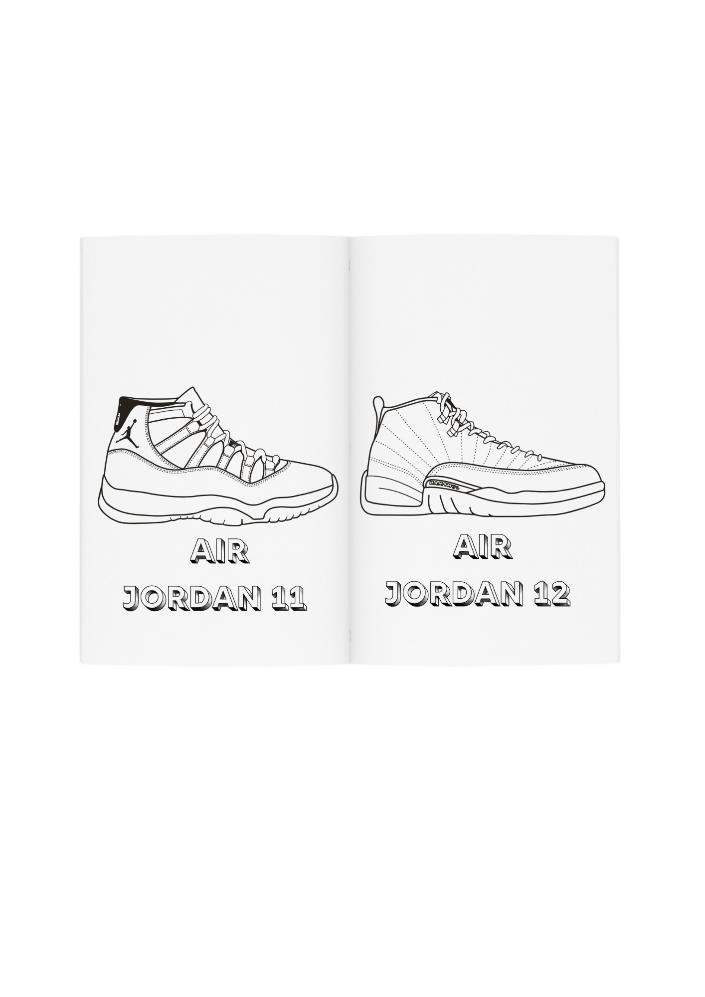 Air jordan coloring book â inspiredby boutique