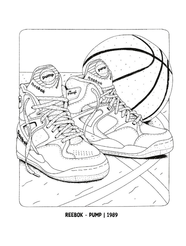 Sneaker coloring book defshop