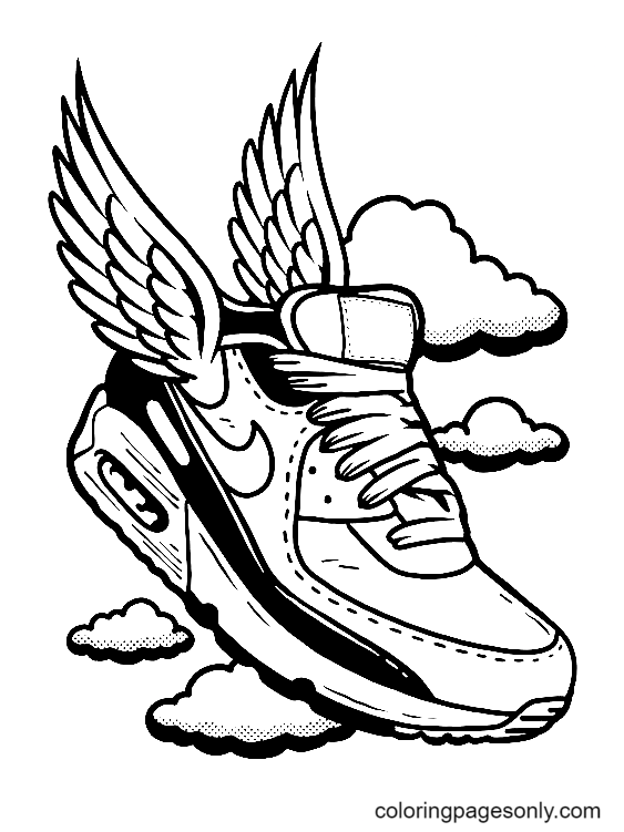 Nike coloring pages printable for free download