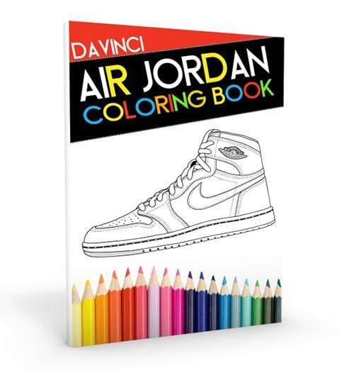 Air jordan coloring book â