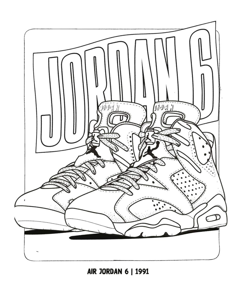 Sneaker coloring book stay wise