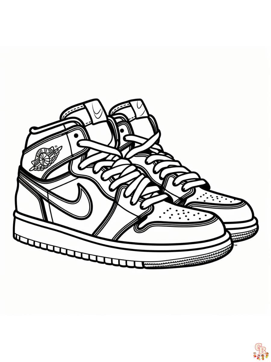Printable jordan coloring pages free for kids and adults