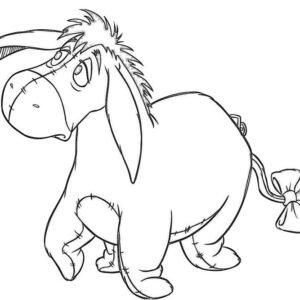 Eeyore coloring pages printable for free download