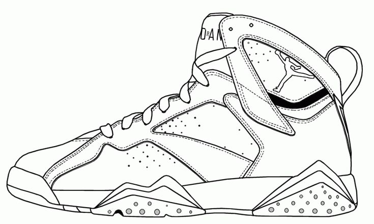 Jordan coloring pages shoes jordans jordan retro sneakers drawing