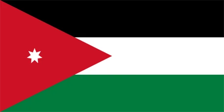 Flag of jordan