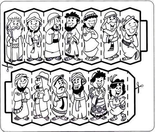 Image result for joseph and his brothers clipart sunday school lessons bible crafts sons of jacob