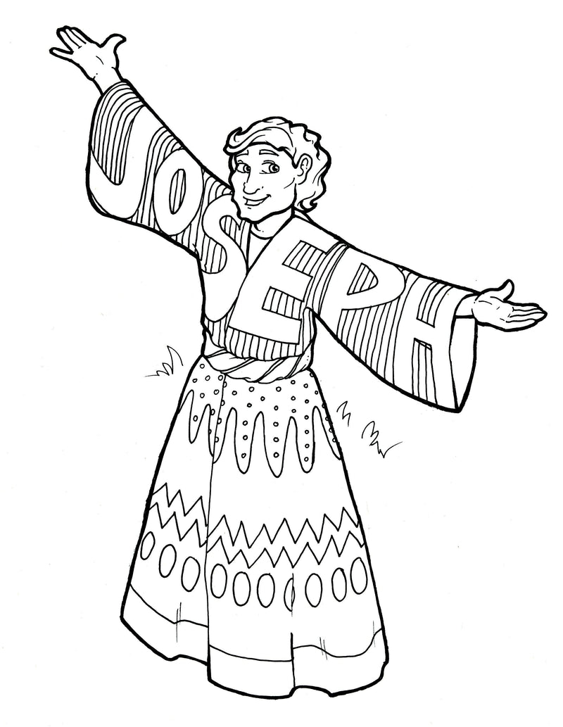 Joseph coloring page