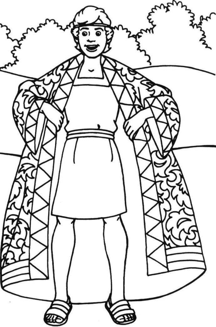 Joseph coloring pages