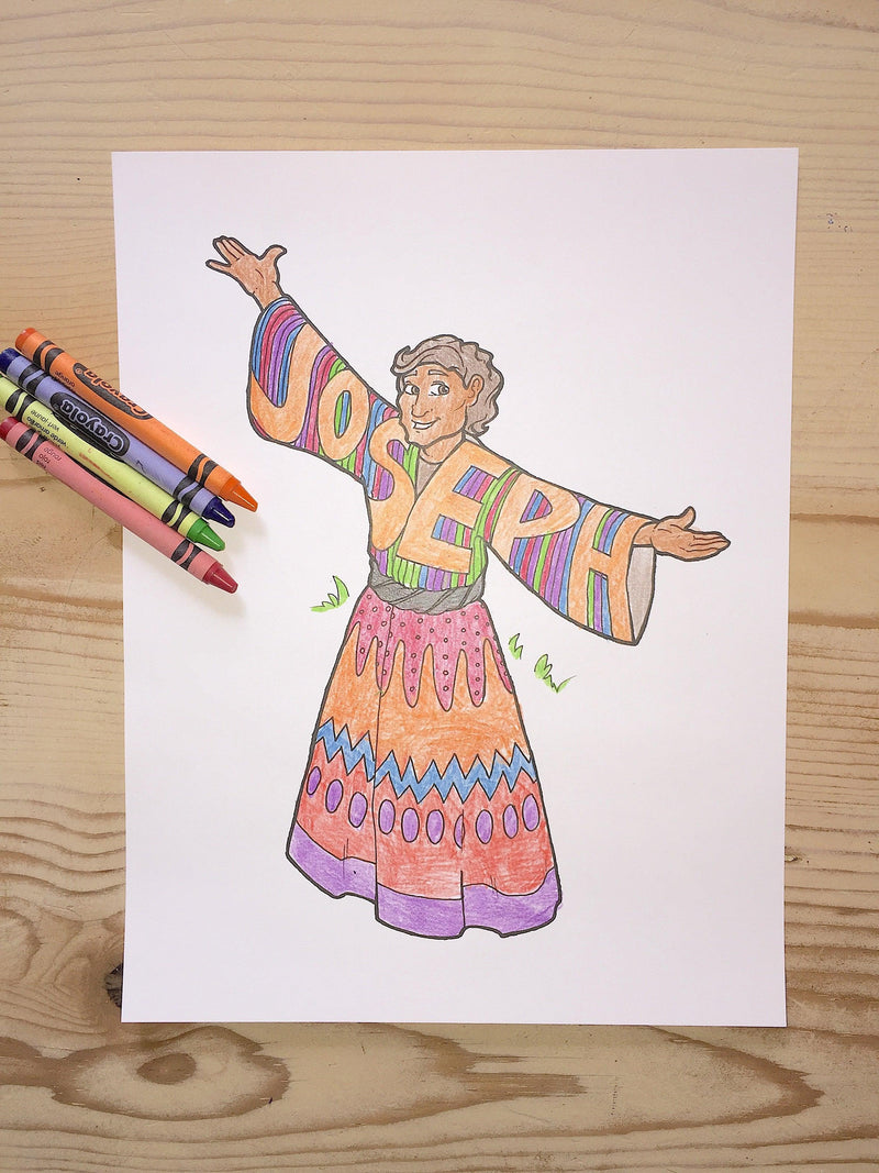 Joseph coloring page