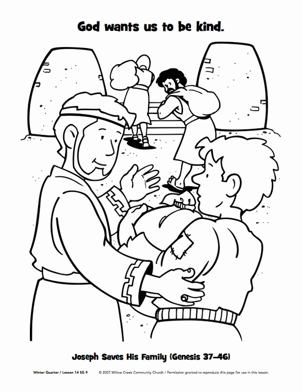 Download or print this amazing coloring page joseph and his brothers coloring sheets